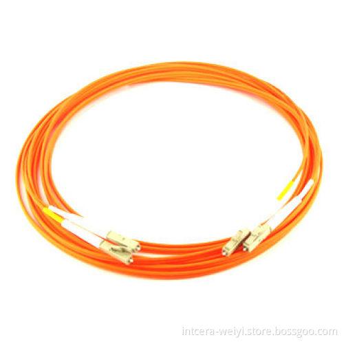 LC/PC-LC/PC-MM-DX- Fiber Optic Patch Cord, Multiple Mode and Duplex with IL<0.2db and RL>50db